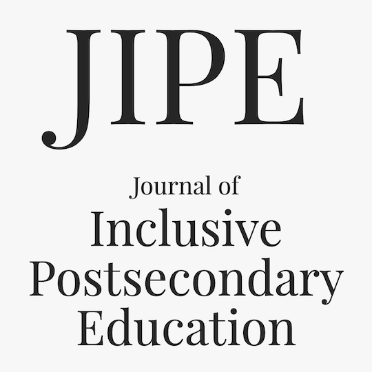 Journal of Inclusive Postsecondary Education